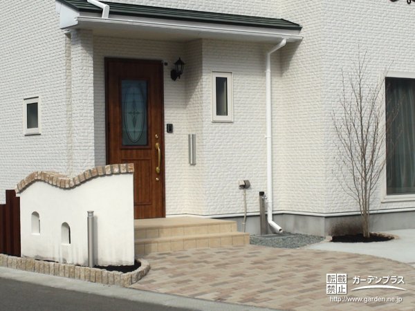 岩手県の外構施工例一覧 門柱 外構工事のガーデンプラス