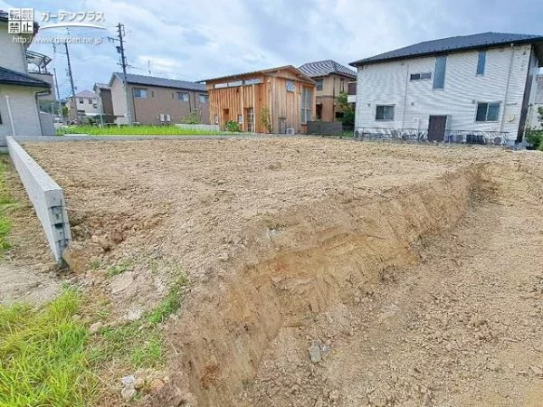 No.21649 安全性に配慮し安定感のある足場にする新築建設前の土留め設置工事[施工後]