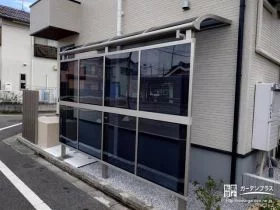 大切な自転車やバイクを雨風から守る駐輪スペース工事