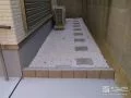 飛び石も設置した犬走り