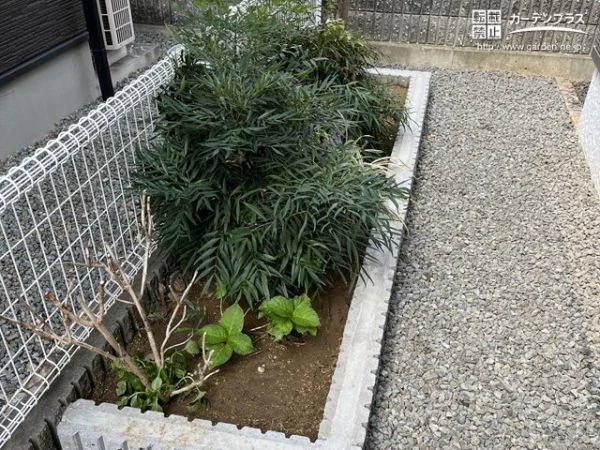 植栽を守る化粧ブロック