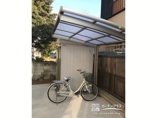 自転車の傷みを軽減させるサイクルポート