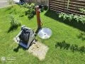 お庭のお手入れ時に便利な立水栓