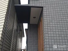 ポーチ屋根を拡張