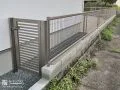 お住まいの境界を明示するフェンス