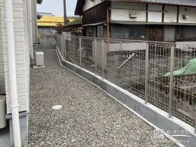 転落事故を防ぐメッシュフェンス[施工後]