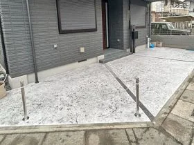 汚れにくさとデザイン性を兼ね備えた土間「崖プレーン仕上げ」[施工後]