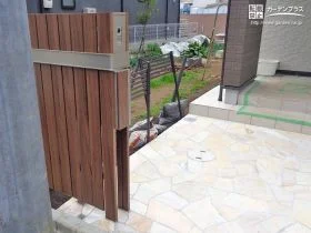 エントランスとして便利な機能門柱[施工後]