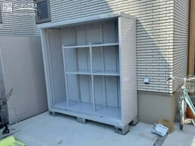 収納力抜群の物置[施工後]