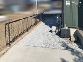 敷地境界線を明確にする境界工事[施工後]