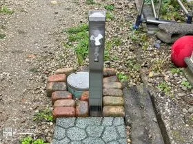 お住まいとのコーディネートを楽しめる立水栓[施工後]