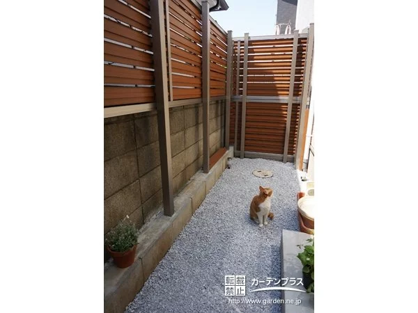 No.2246 猫ちゃんも安心の目隠しフェンス設置工事