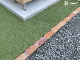 レンガの風合いが楽しめるお庭[施工後]