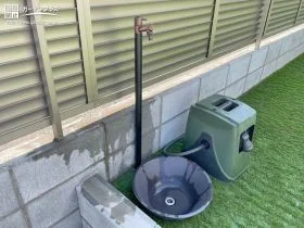 洗車やお庭の手入れに利用できる立水栓