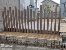 ナチュラルに溶け込むスクリーンフェンス[施工後]