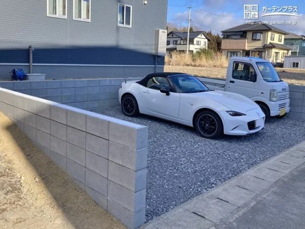 No.22511 お車が行き来しやすくなり、安全に停められる駐車スペース工事[施工後]