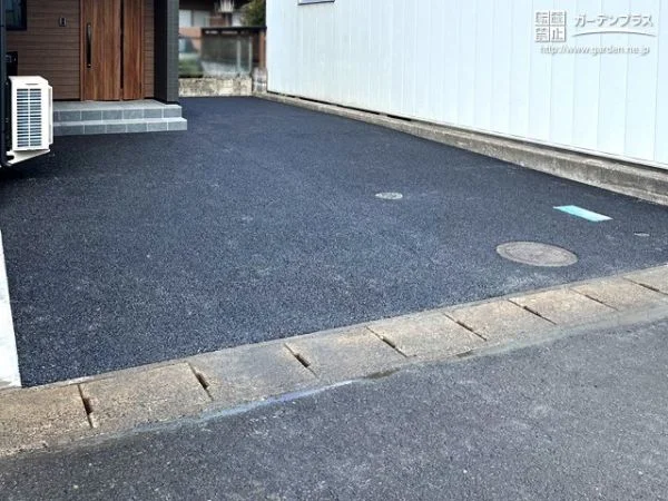補修工事もしやすい駐車スペースのアスファルト舗装工事