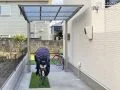 紫外線や雨から自転車を守るサイクルポート