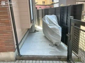 雑草対策万全な土間コンクリート舗装[施工後]