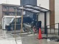 サドルを拭く手間が省けるサイクルポート