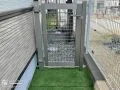 ドッグラン用のお庭をクローズ化する門扉