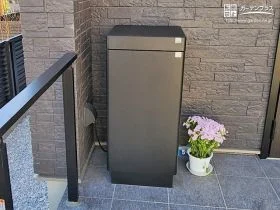 宅配ボックスとポストを搭載した2WAY仕様[施工後]