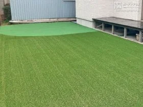 趣味のゴルフ練習ができるお庭[施工後]