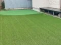 趣味のゴルフ練習ができるお庭