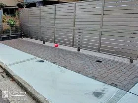 お庭のプライベート空間を守る目隠しフェンス[施工後]