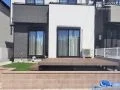 広々としたウッドデッキ上で家族の思い出が作れる外構リフォーム工事