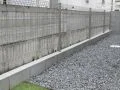 お住まいの境界を明示するメッシュフェンス