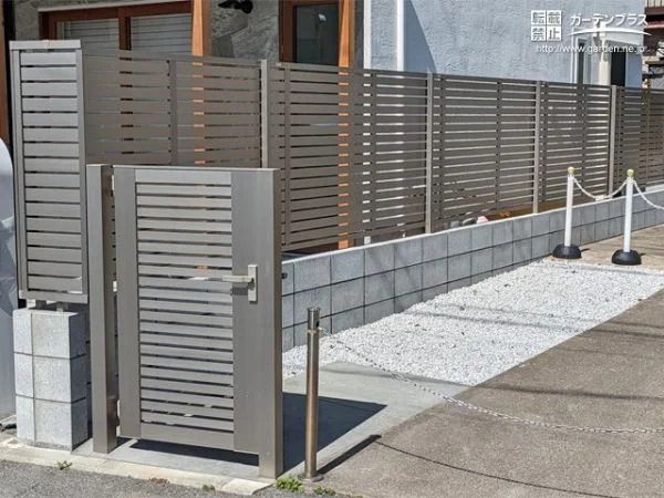 敷地境界を明示することでセキュリティ性を高めるリフォーム工事