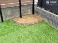 レンガの縁取りが可愛らしい植栽スペース。ガーデニングも楽しんでいただけます。