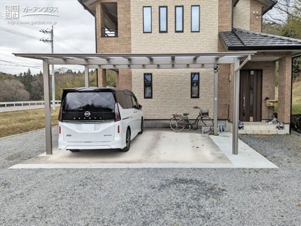 安全で快適な駐車スペースの拡張リフォーム工事