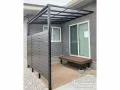 お庭のプライバシーも守るテラス屋根