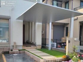 どんなお住まいにもスタイリッシュに収まる人気の「カーポートSC」[施工後]