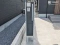 シンプルモダンな機能門柱