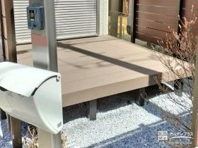 気分転換に外の空気を感じられる憩いのスペース[施工後]