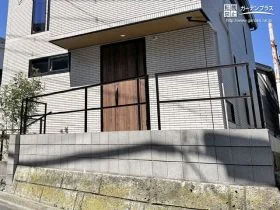 スタイリッシュモダンな境界塀[施工後]