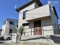 コンクリート調の洗練された意匠の新築外構