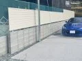 横ルーバータイプの目隠しフェンス