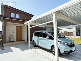 毎日の癒しとなる門周りが可愛らしいナチュラルな新築外構