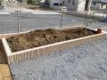 外構に柔らかな緑を添える植栽スペース