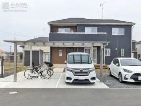 お庭で過ごす時間を楽しめるローメンテナンスな新築外構