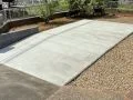 土間コンクリートでフラットに整えた駐車スペース