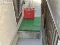 お手入れも簡単な犬走りの土間コンクリート舗装