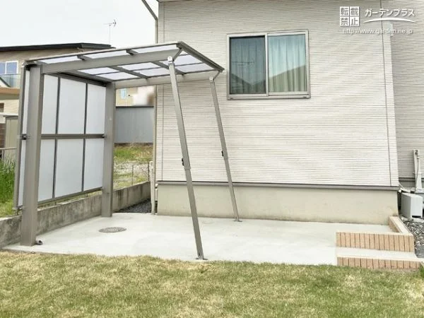 雨の日も焦らず出発していただける駐輪スペースのリフォーム工事