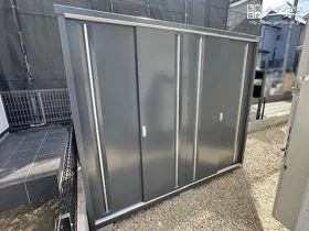 お庭の収納に便利な物置[施工後]