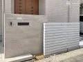 ベージュ×ステンカラーが洗練された印象の外構リフォーム工事