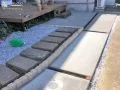 ガーデニングスペースまでの動線となる園路